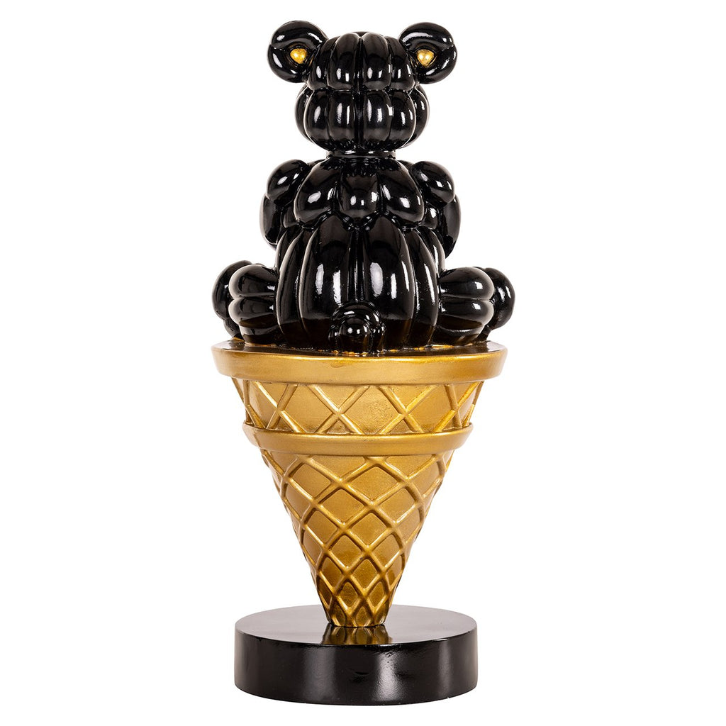 Deco object Harly (Black/gold)