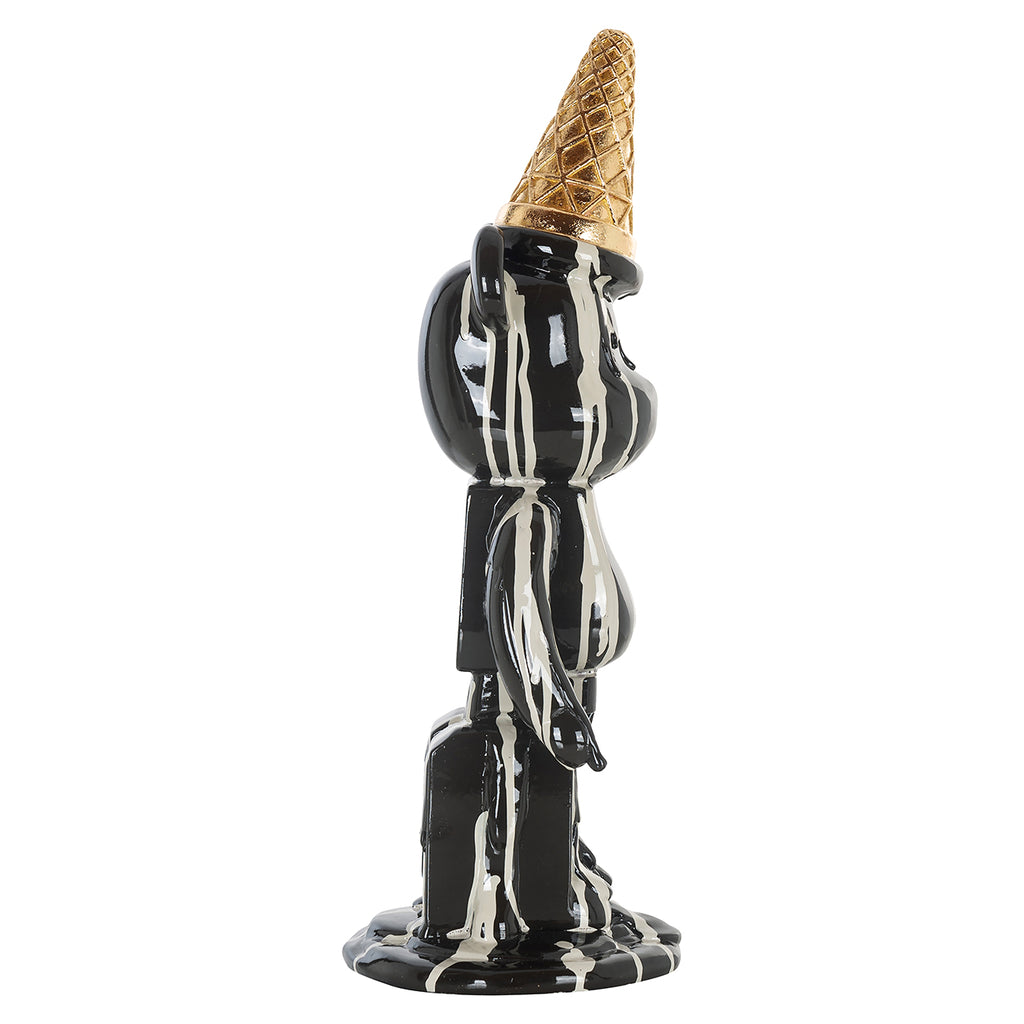 Deco object icebear zwart (Black)