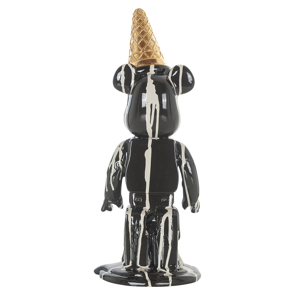 Deco object icebear zwart (Black)