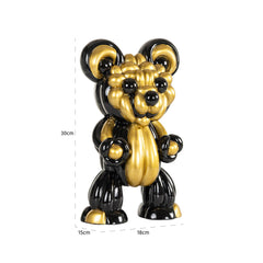 Deco object Silly (Black/gold)