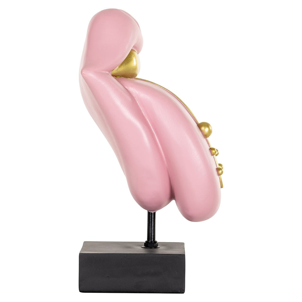 Deco object Tongue roze (Pink)