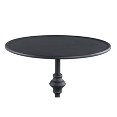 Dinja Black iron sidetable minimal chic round