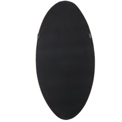 Don Beige velvet mirror organic oval L