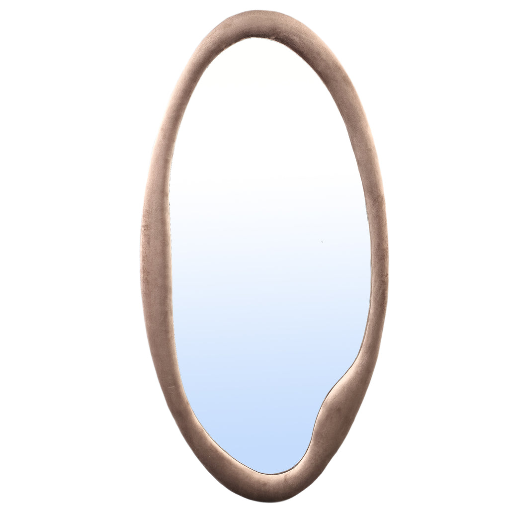 Don Brown velvet mirror organic oval L