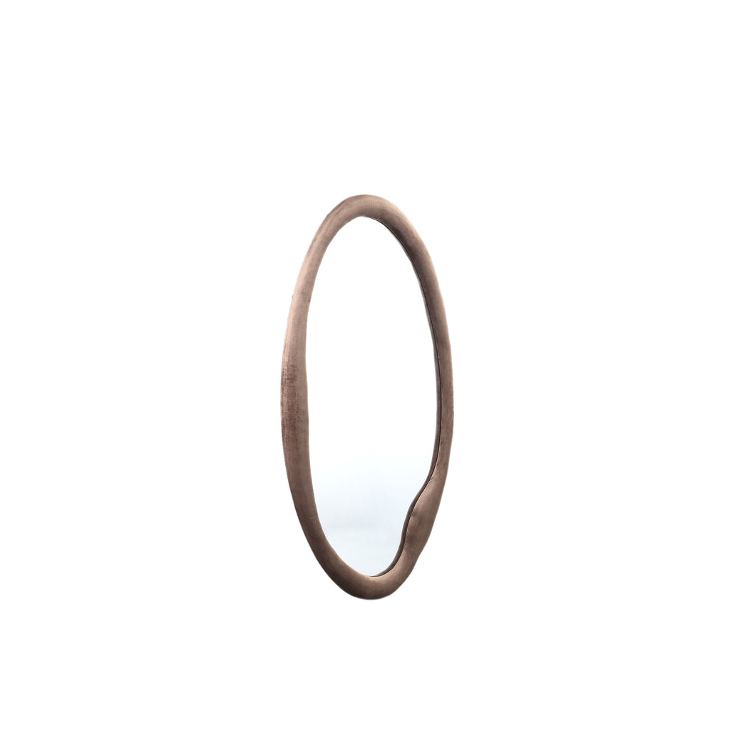 Don Brown velvet mirror organic oval S