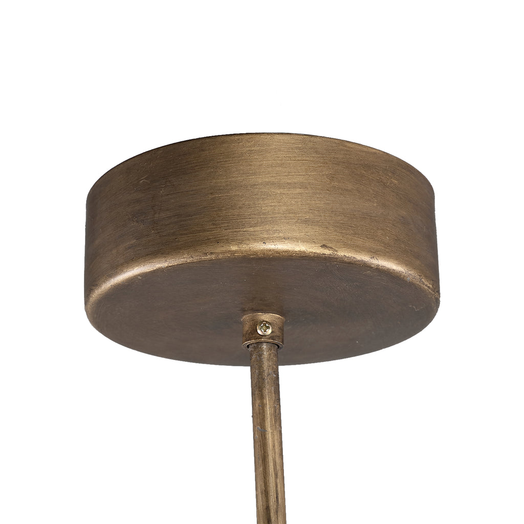 Dotta Gold metal hanging lamp circle plates rnd