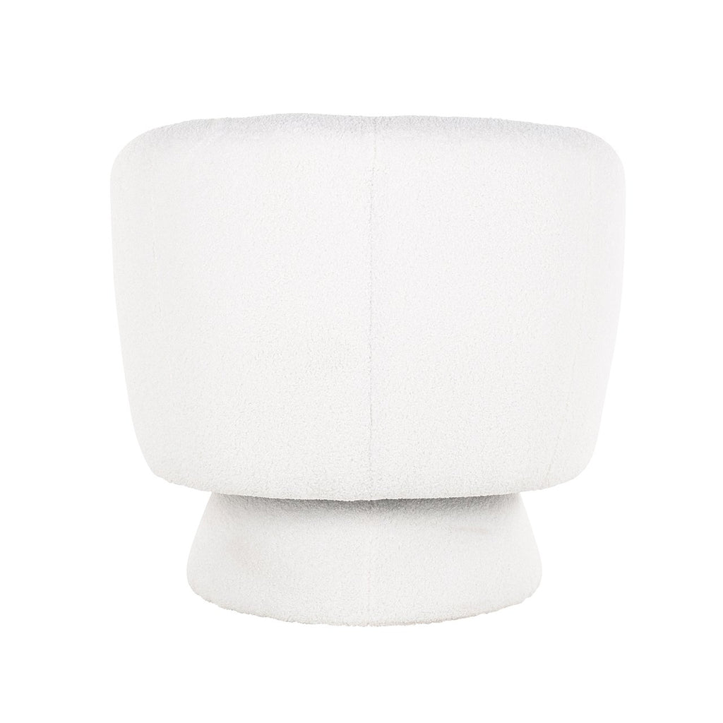 Draaifauteuil Senna white furry (Himalaya 900 white furry)