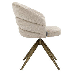 Draaifauteuil Zendaya beige chenille (Niagara 902 beige)