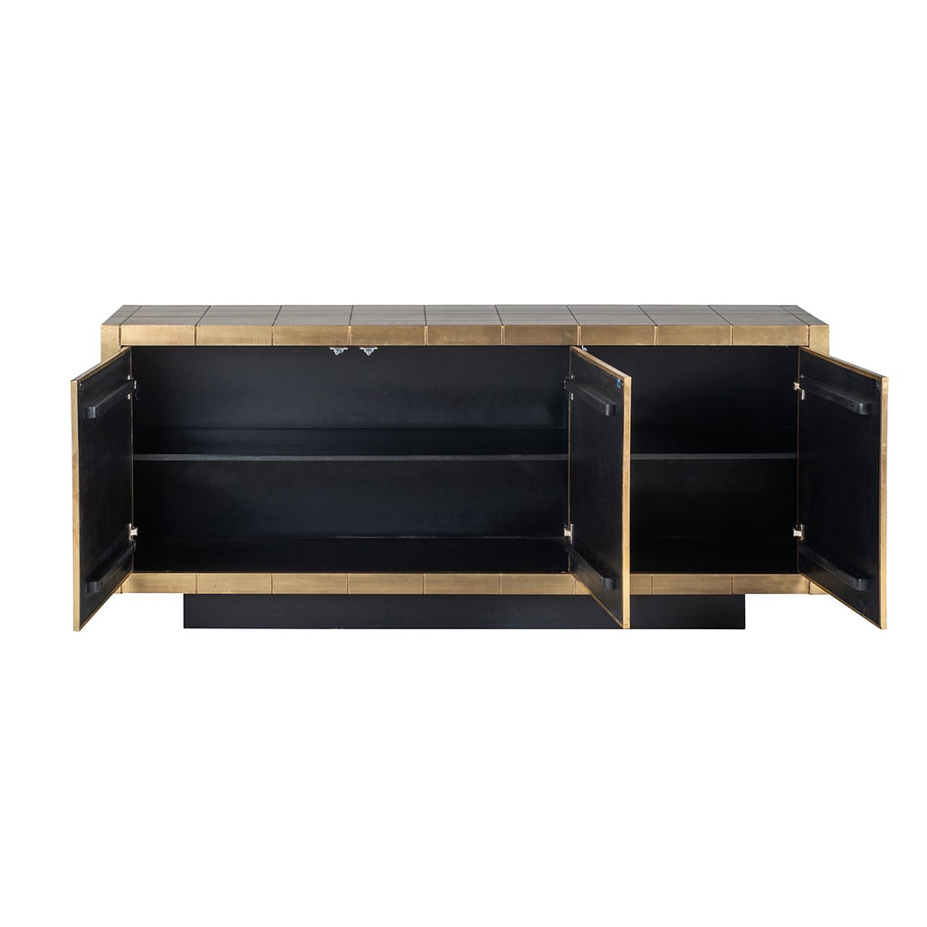 Dressoir Collada 3-deuren (Brushed Gold)