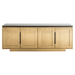 Dressoir Finsbury 4-deurs (Black/gold)