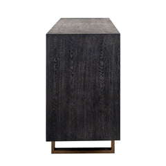 Dressoir Hunter 4-deuren (Black rustic)