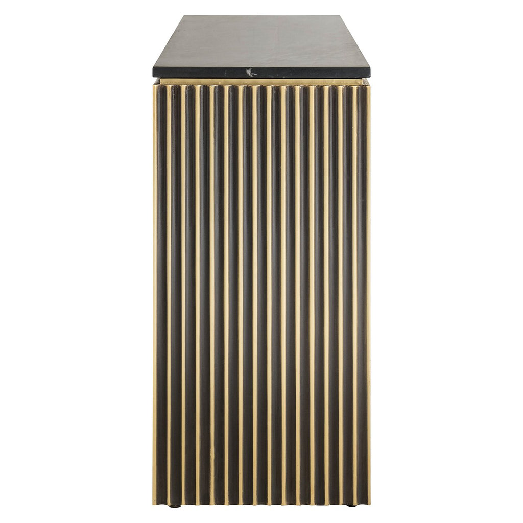 Dressoir Les Arcs 3-deurs (Brushed Gold)