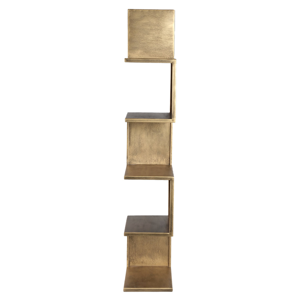 Duane Brass steel wall rack squared corners