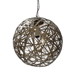 Edith Brass ijzeren hanglamp zigzag bal