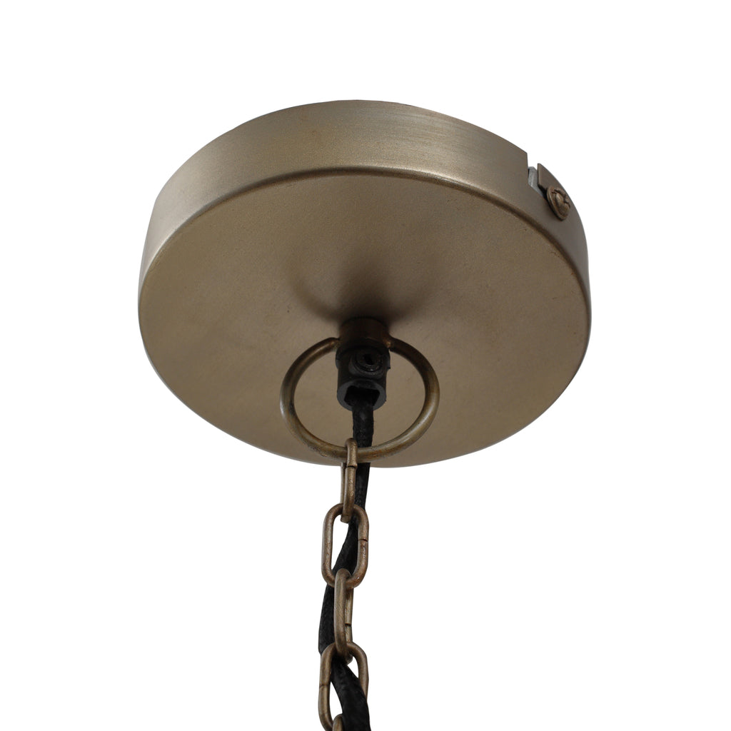 Edith Brass ijzeren hanglamp zigzag bal