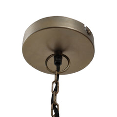 Edith Brass ijzeren hanglamp zigzag bal