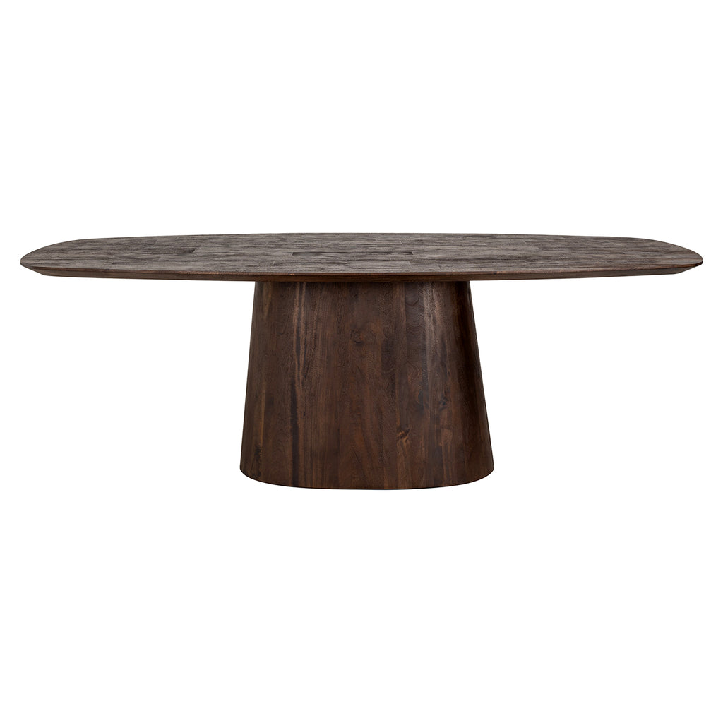 Eettafel Alix Deens ovaal 230 (Dark brown)