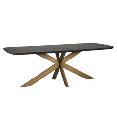 Eettafel Cambon 235 deens ovaal (Dark coffee)