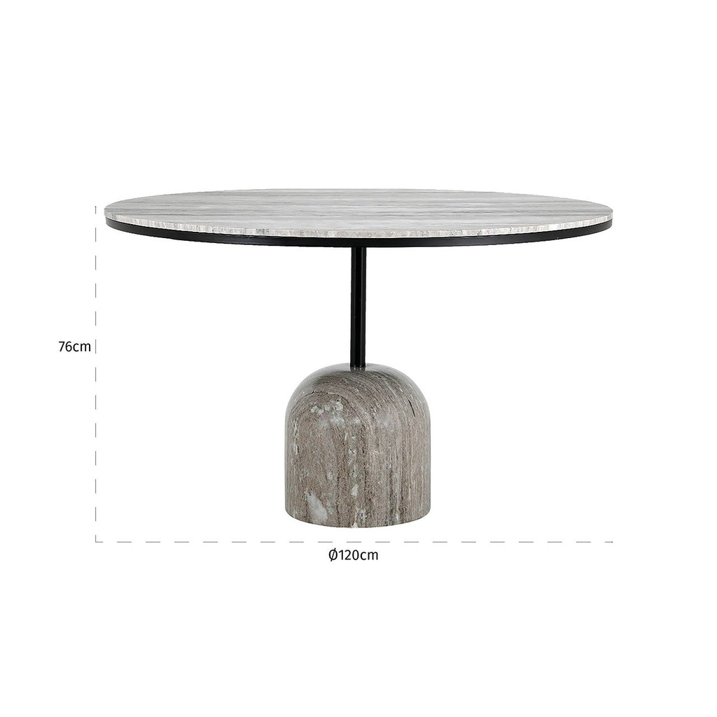 Eettafel Duncan 120Ø (White)