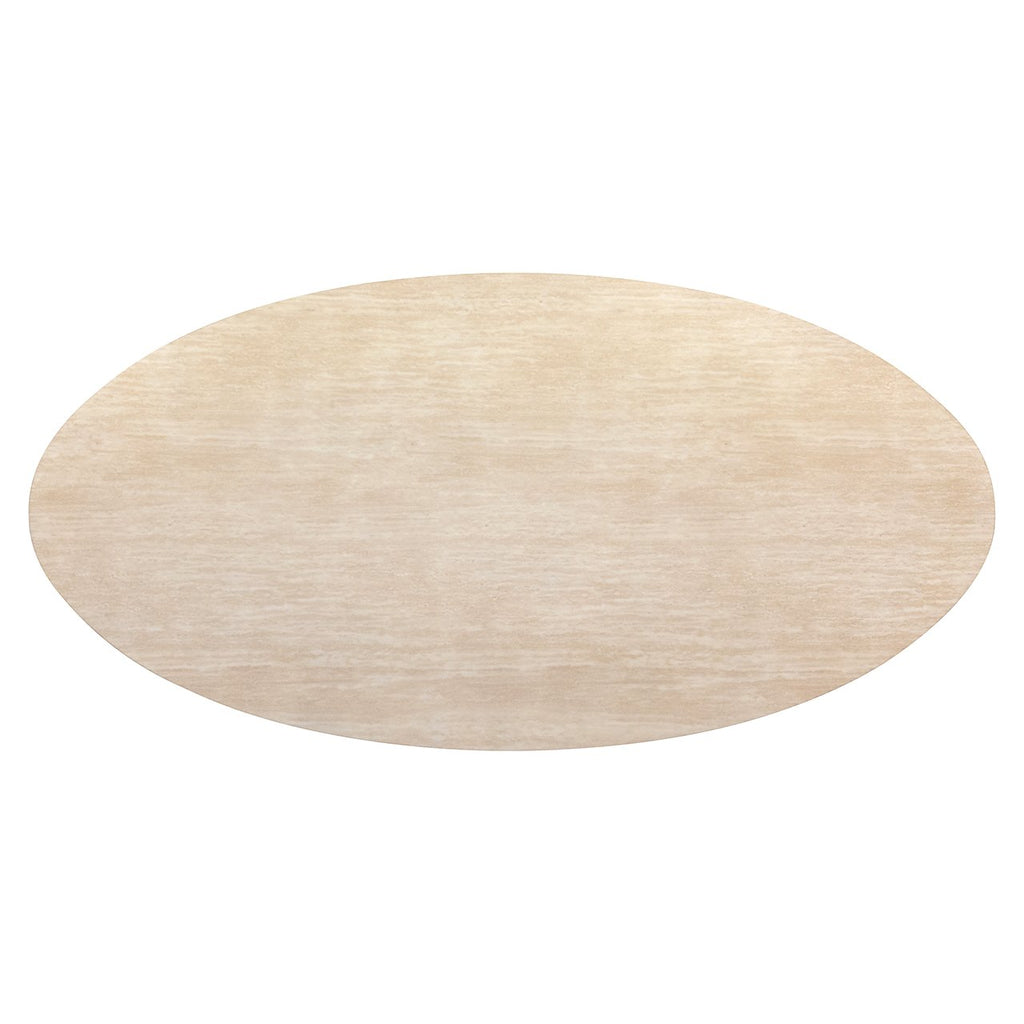 Eettafel Fictus Travertine faux (Beige)