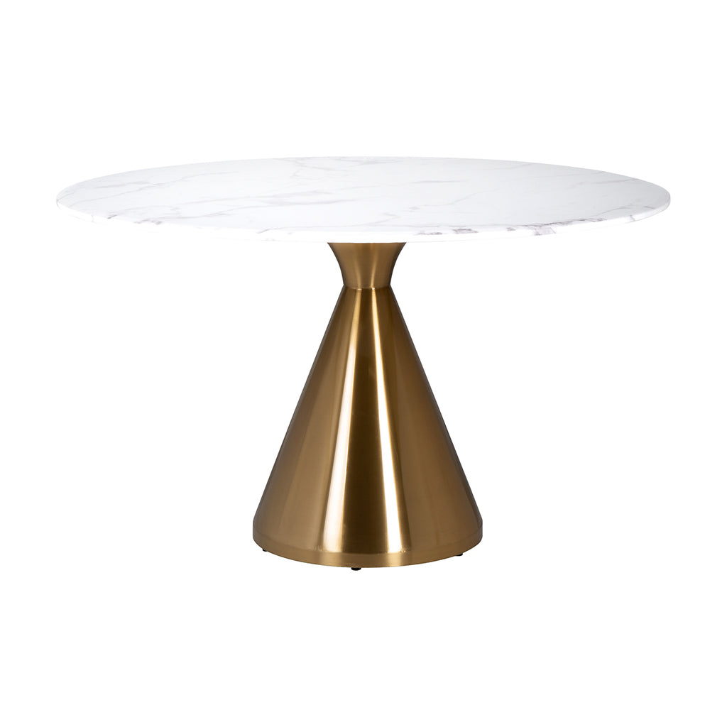 Eettafel Tenille 130Ø  (Brushed Gold)