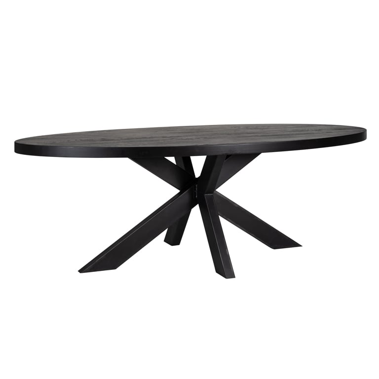 Eettafel Watson 300 incl. spinpoot zwart (Black)