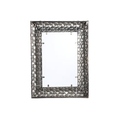 Ertas Gold iron mirror with pattern rectangle