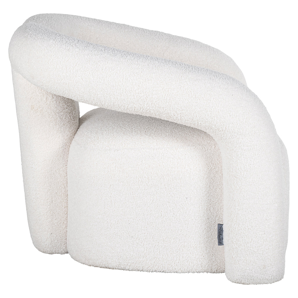 Fauteuil Dana white furry (Himalaya 900 white furry)