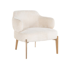 Fauteuil Venus white chenille (Bergen 900 white chenille)