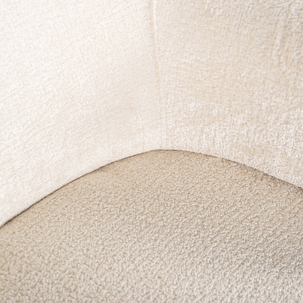 Fauteuil Venus white chenille (Bergen 900 white chenille)