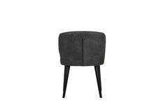 Fiori Anthracite terra leather dining chair