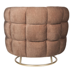 Fluffy fauteuil vogue 3 antelope gold base