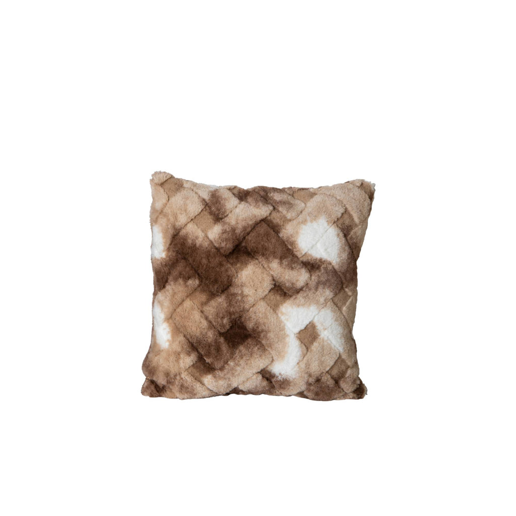 Geraldine Brown artificial fur cushion square S