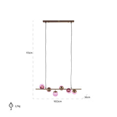 Hanglamp Bente roze (Pink)