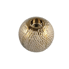 Helly Gold ceramic tealight round bulb