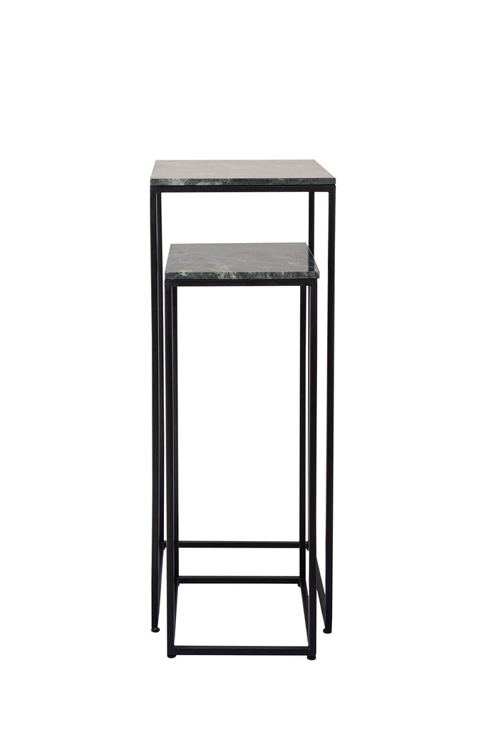 Ilano Green Marble iron sidetable green top SV2