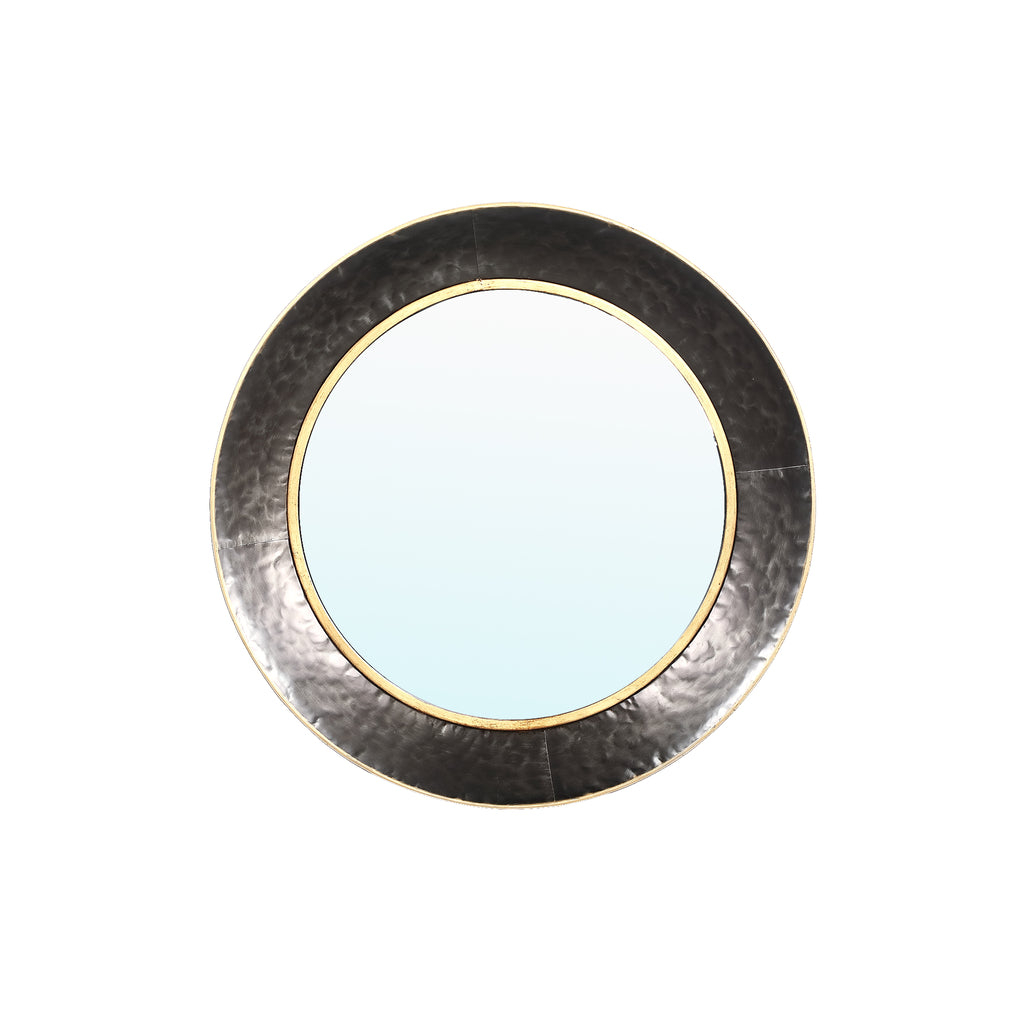 Inova Black iron mirror with clean minimal border