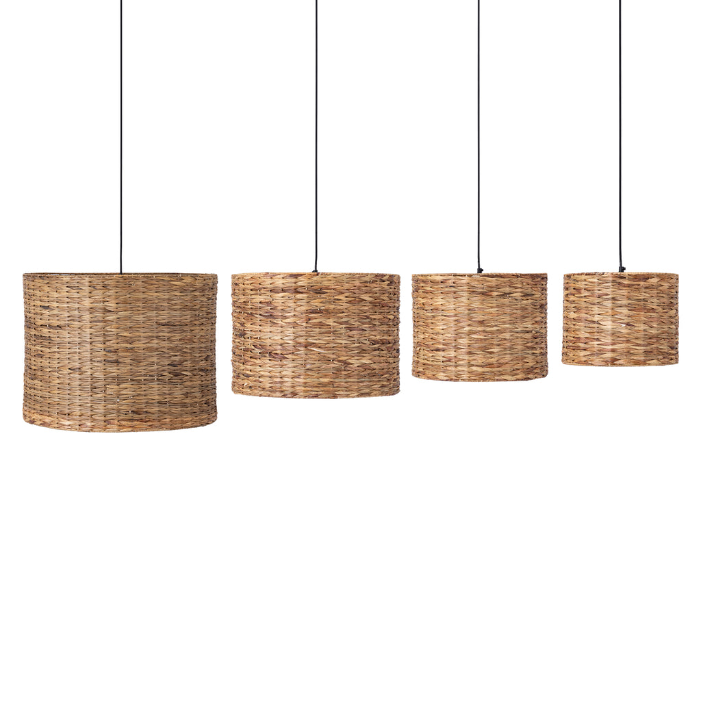 Jaden Natural seagrass hanging lamp herringboneSV4