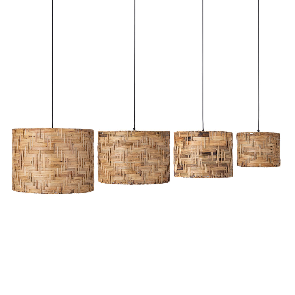 Jaden Natural woven seagrass hanging lamp roundSV4