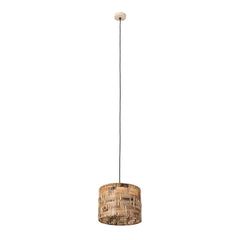 Jaden Natural woven seagrass hanging lamp roundSV4