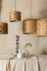 Jaden Natural woven seagrass hanging lamp roundSV4