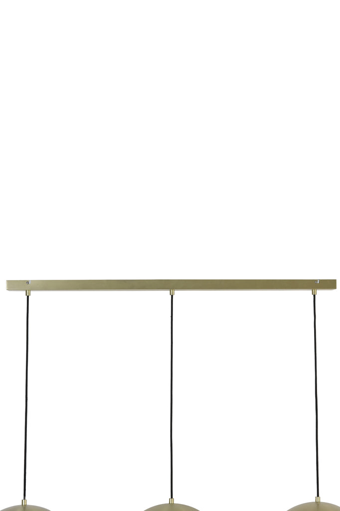 Hanglamp Jaicey - Goud - 120x33x25cm - 3L