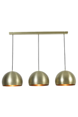 Hanglamp Jaicey - Goud - 120x33x25cm - 3L