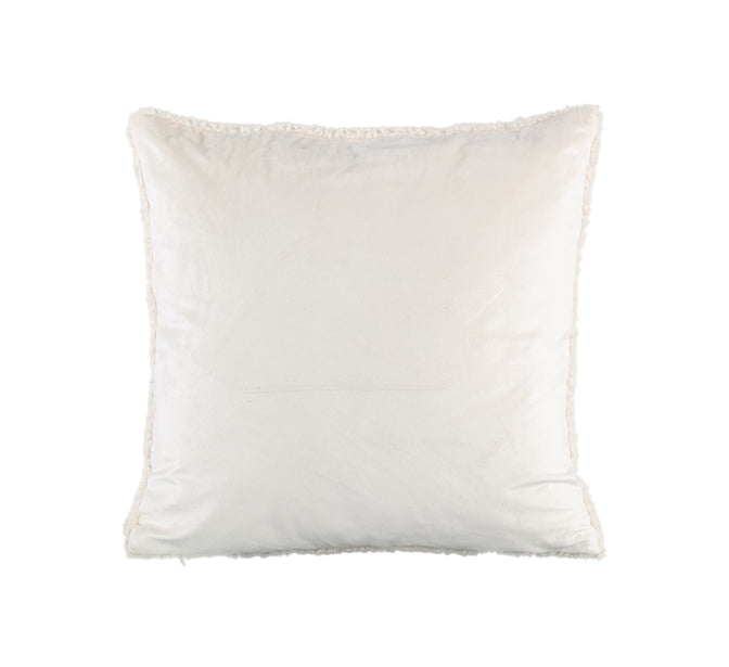 Jelma Cream fabric cushion square