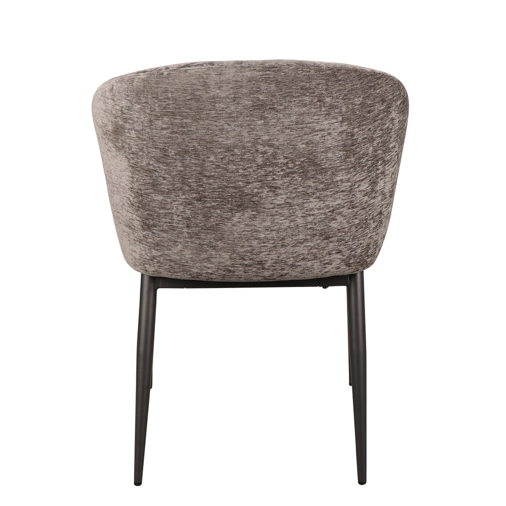 Jeno Anthracite 16 aura fabric armchair black