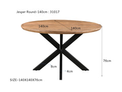 Jesper Round 140cm