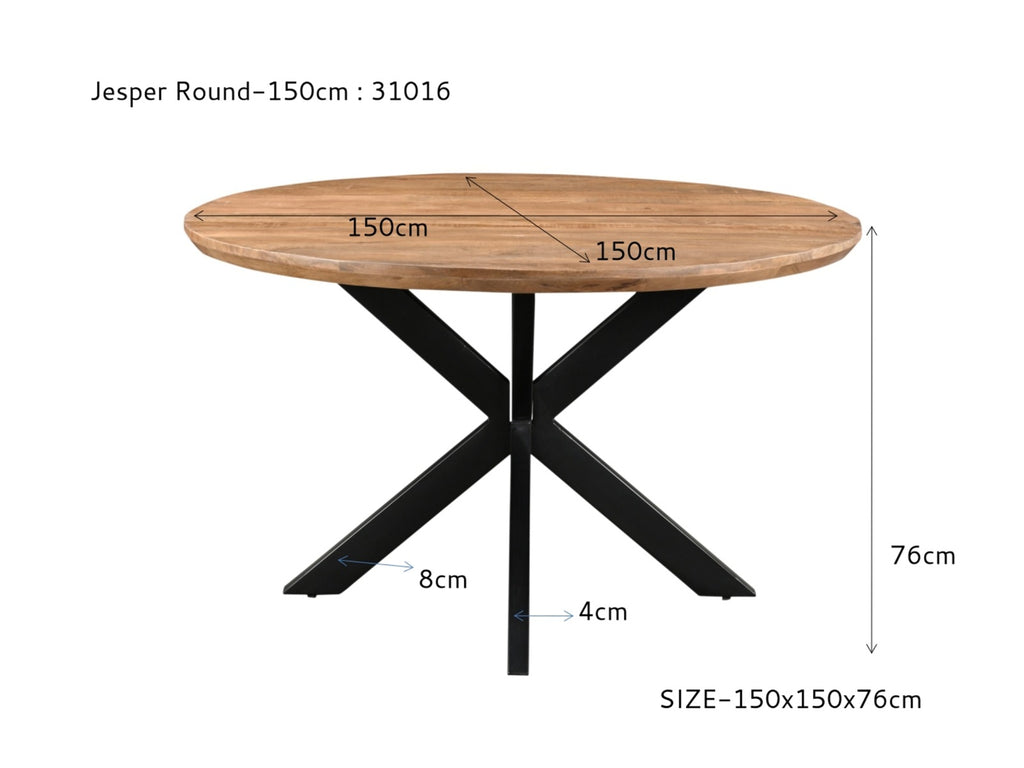 Jesper Round 150cm