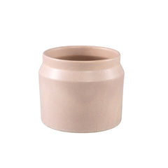 Jillanne Cream ceramic round pot border S