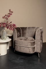 John Grey fauteuil aphrodite 7 mocco beige stripes