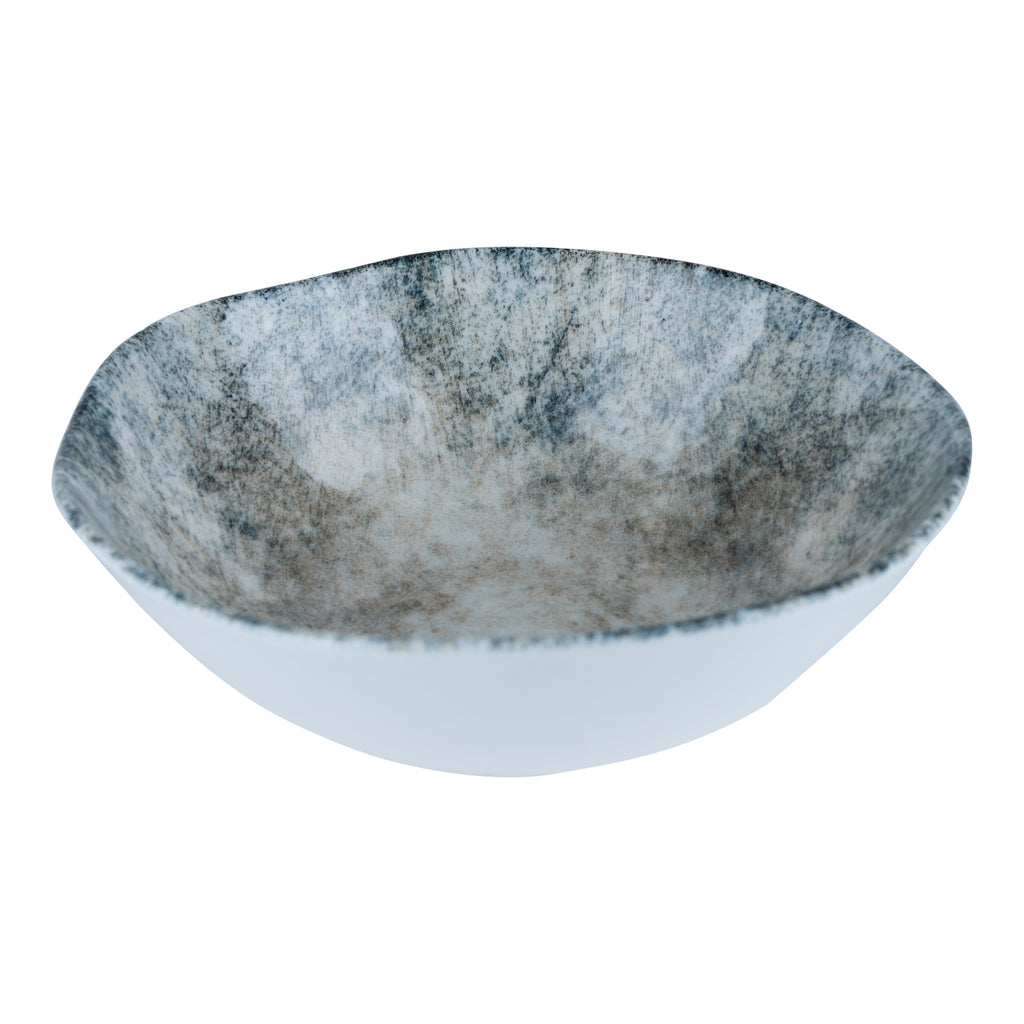 Kaylaa Blue porcelain bowl round